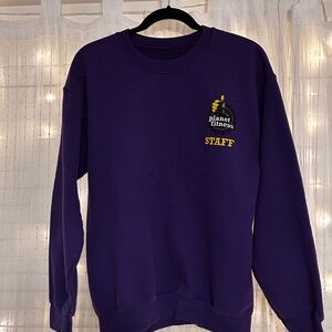 Planet Fitness Staff Purple Crew Neck